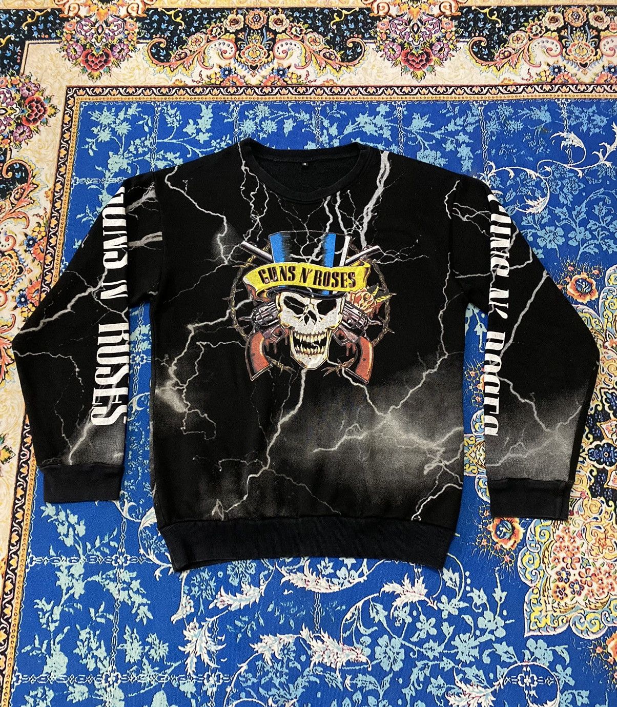 Band Tees × Guns N' Roses Gun N Roses Big Logo Crewneck Sweatshirt Size US M / EU 48-50 / 2 - 1 Thumbnail