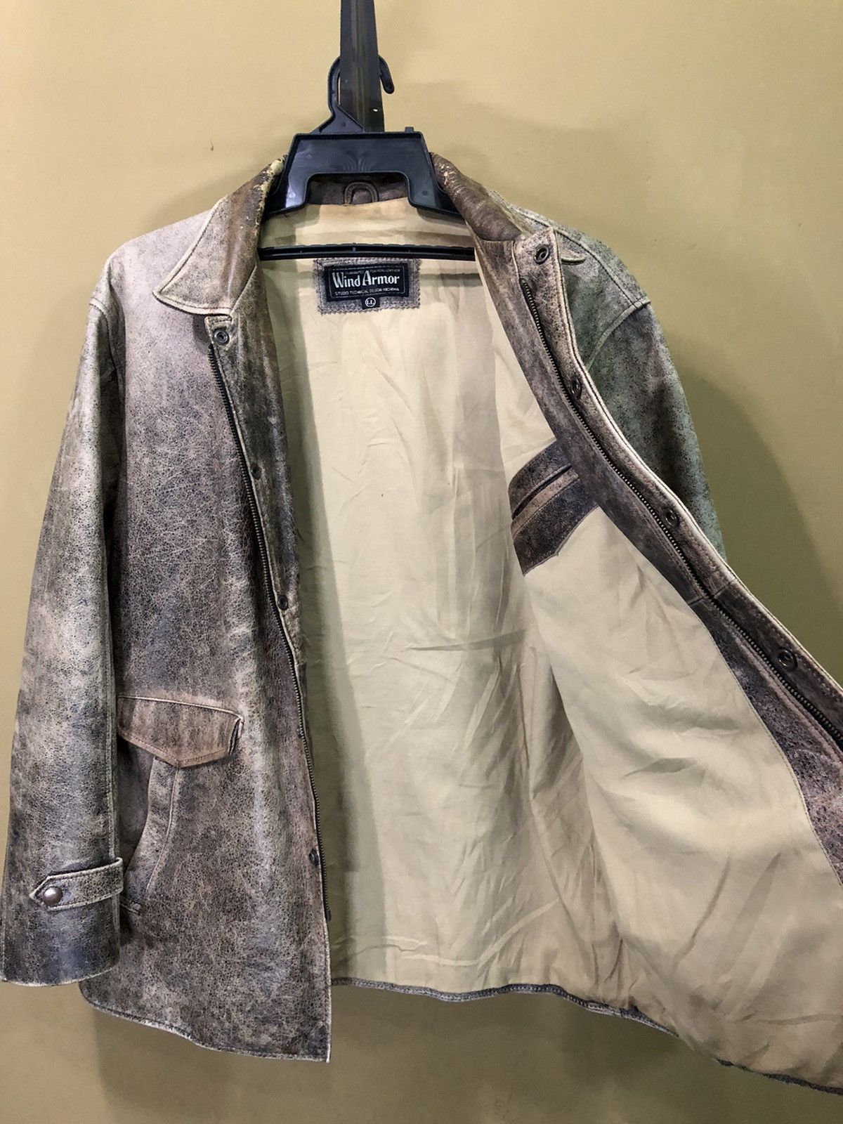 Vintage Vintage Wind Armor Leather Jacket Size US M / EU 48-50 / 2 - 5 Thumbnail