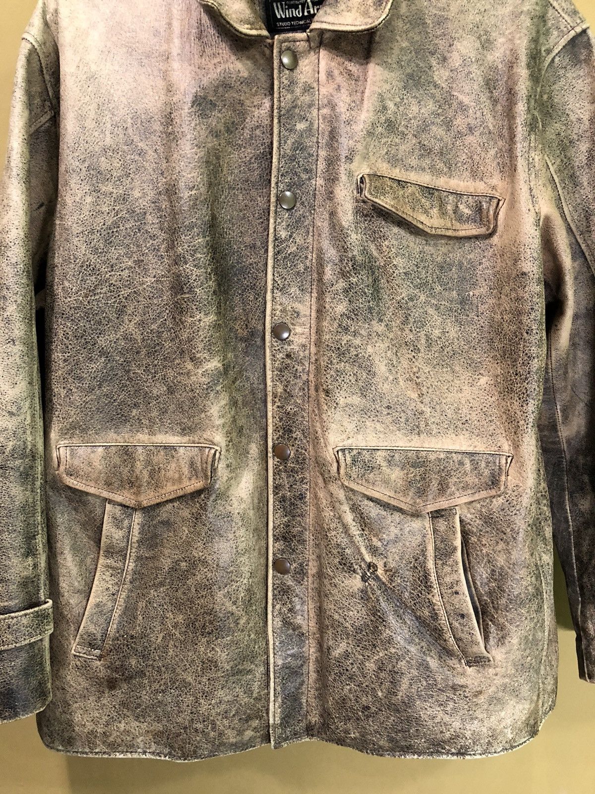 Vintage Vintage Wind Armor Leather Jacket Size US M / EU 48-50 / 2 - 2 Thumbnail