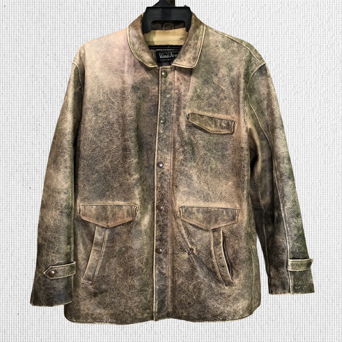 Vintage Vintage Wind Armor Leather Jacket Size US M / EU 48-50 / 2 - 1 Thumbnail