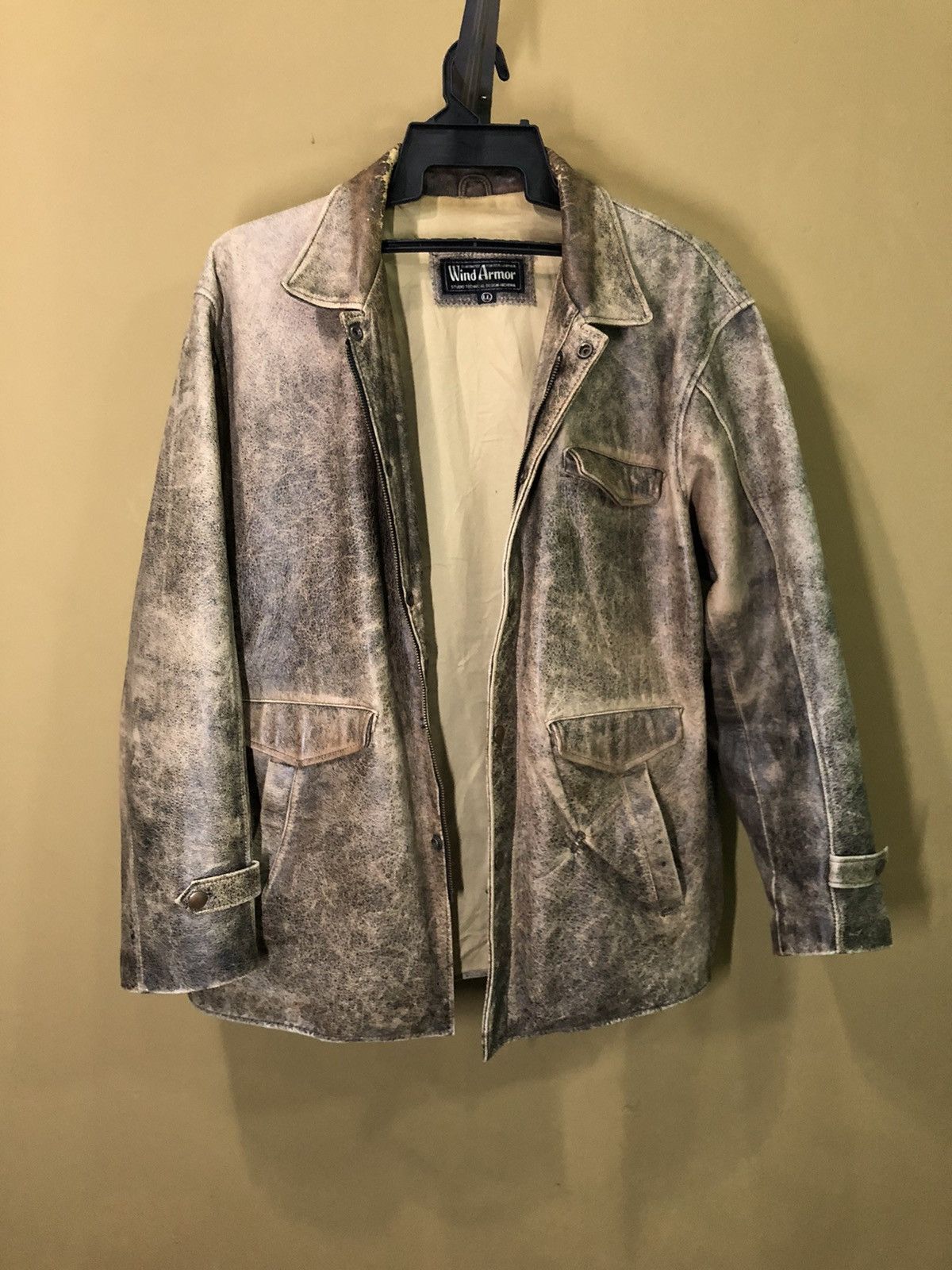 Vintage Vintage Wind Armor Leather Jacket Size US M / EU 48-50 / 2 - 7 Thumbnail