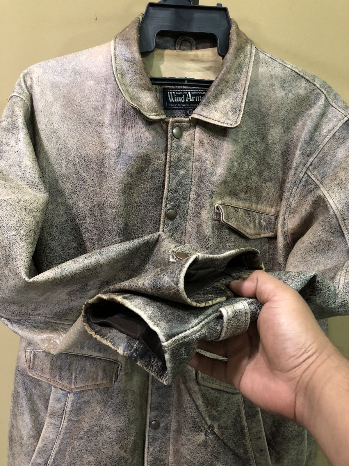 Vintage Vintage Wind Armor Leather Jacket Size US M / EU 48-50 / 2 - 4 Thumbnail
