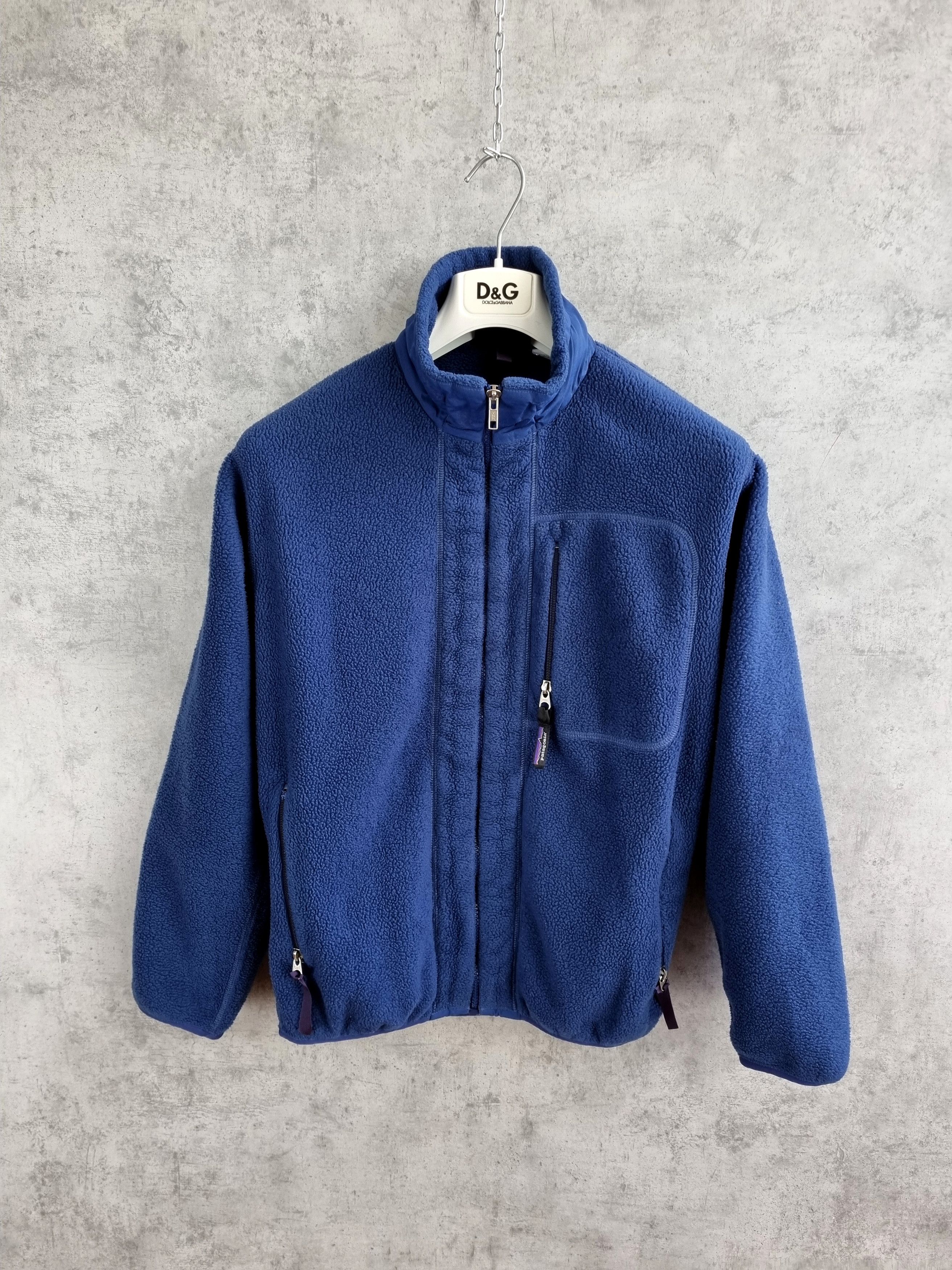 90s Vintage Patagonia Synchilla Fleece Deep Pile Zip Jacket