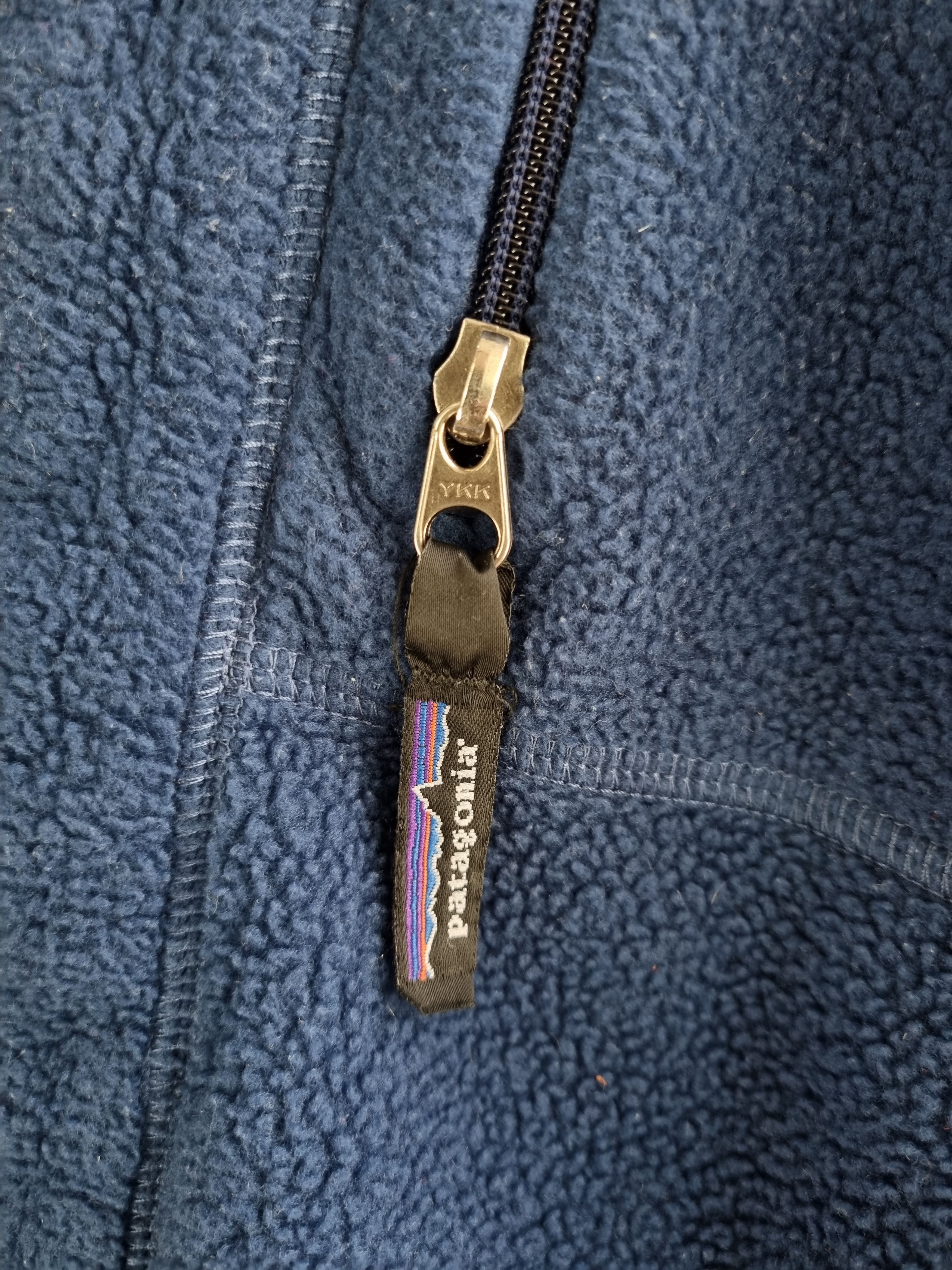 Patagonia × Vintage 90s Vintage Patagonia Synchilla Fleece Deep Pile Zip Jacket Size US S / EU 44-46 / 1 - 12 Thumbnail