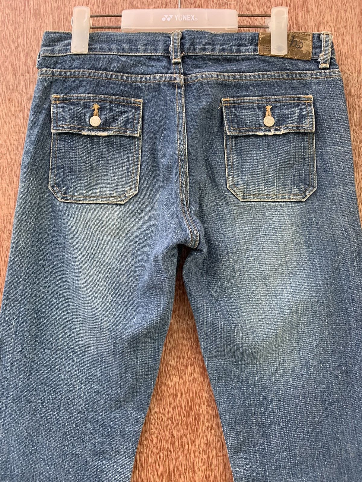 Japanese Brand Japanese Brand Human Woman Flare Jeans 30x31.5 Size US 30 / EU 46 - 9 Thumbnail