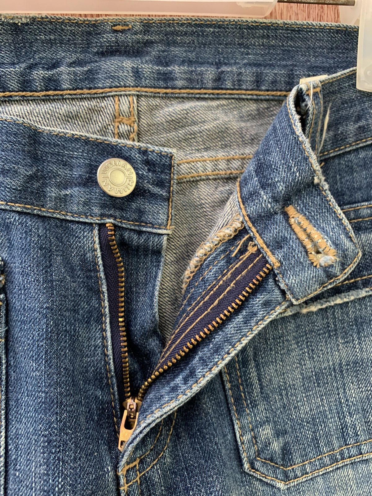 Japanese Brand Japanese Brand Human Woman Flare Jeans 30x31.5 Size US 30 / EU 46 - 5 Thumbnail