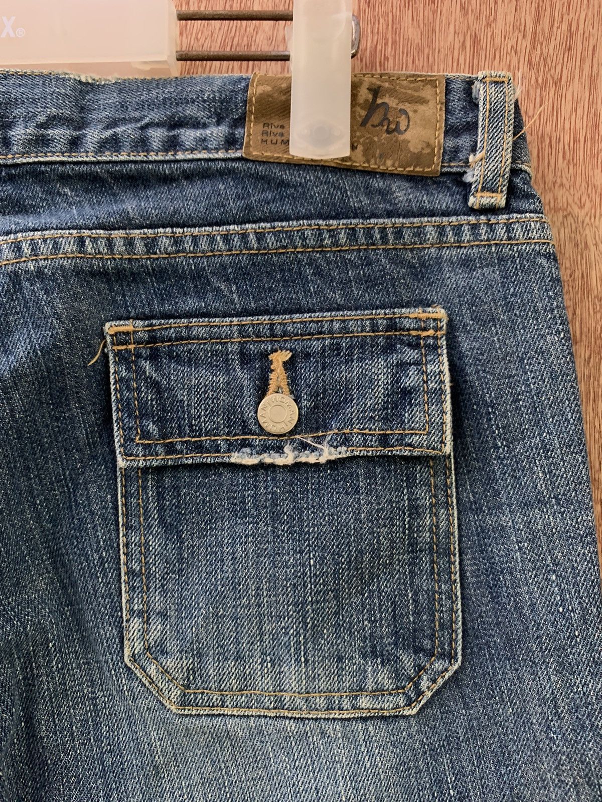 Japanese Brand Japanese Brand Human Woman Flare Jeans 30x31.5 Size US 30 / EU 46 - 10 Thumbnail