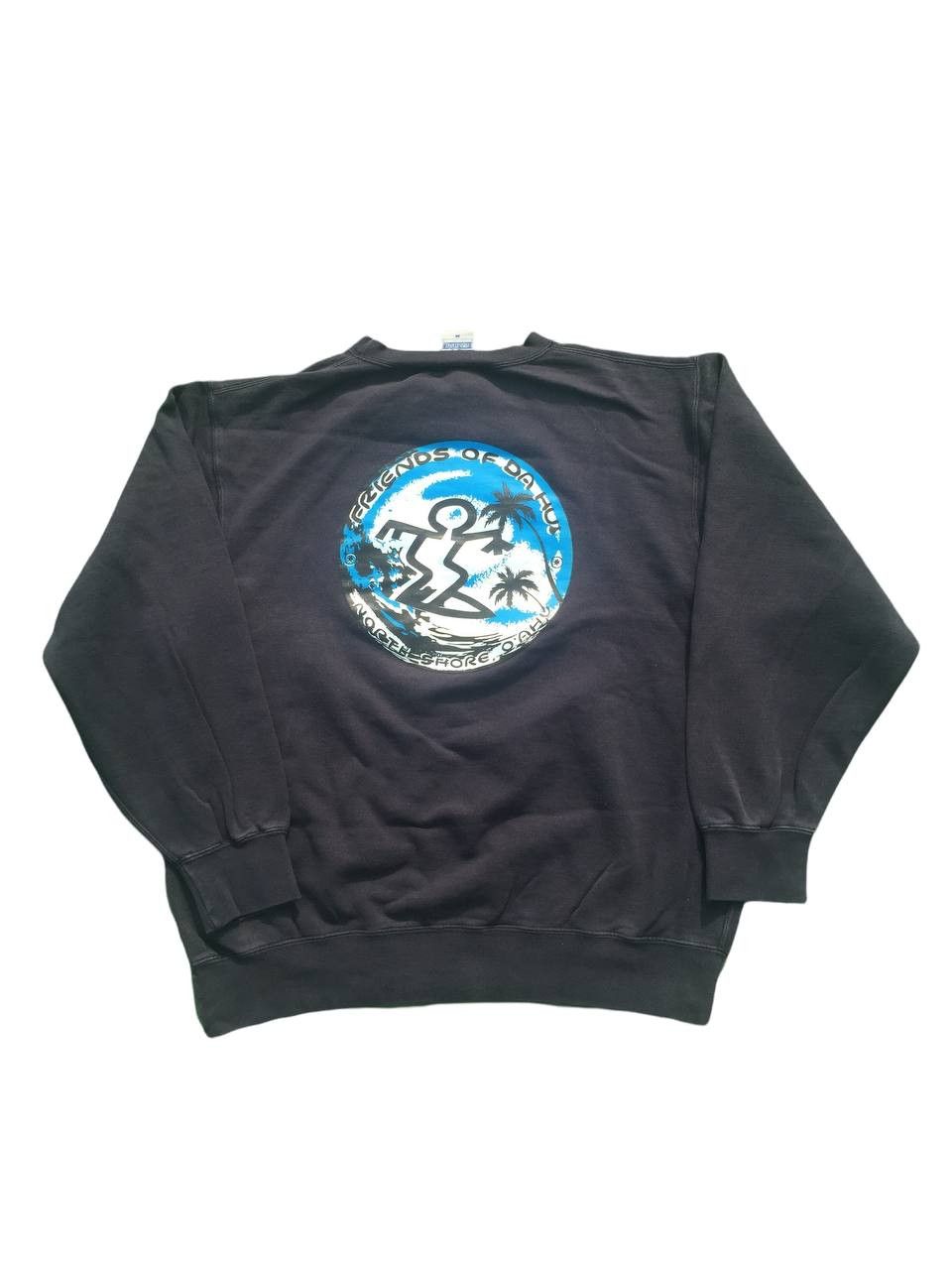 Vintage Friends of Da Hui Big Graphic Surfing Sweatshirt