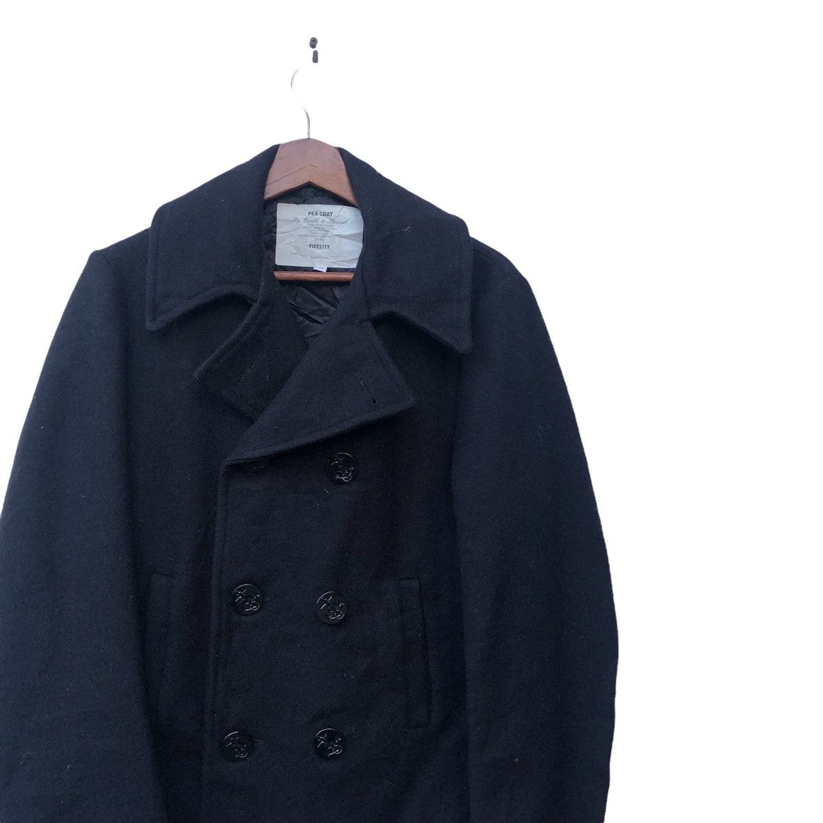 Fidelity 🔥FIDELITY DOUBLE BREAST PEA COAT JACKET Size US M / EU 48-50 / 2 - 3 Thumbnail