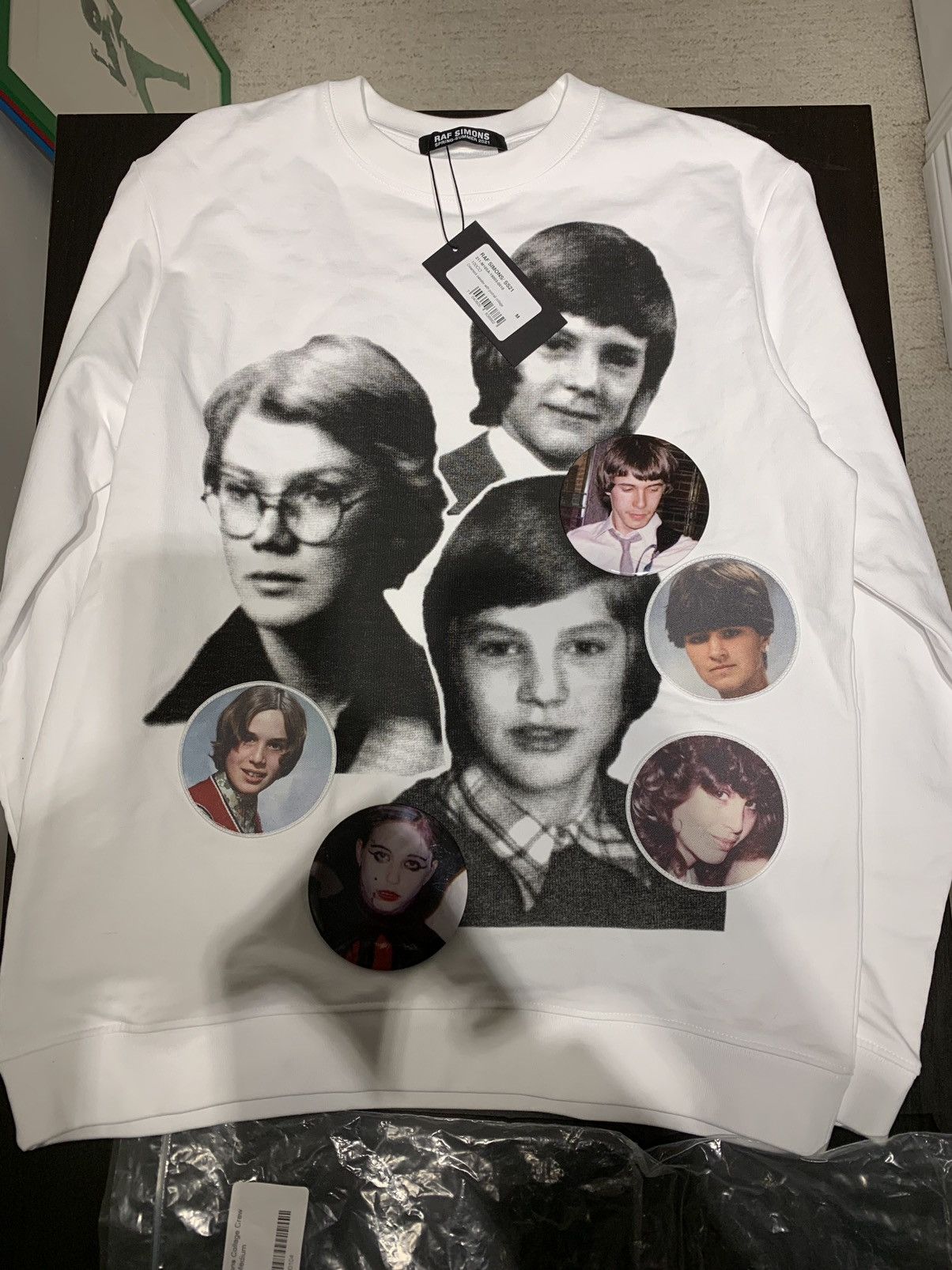 Raf Simons RAF SIMONS SWEATSHIRT Collage Crew | Grailed
