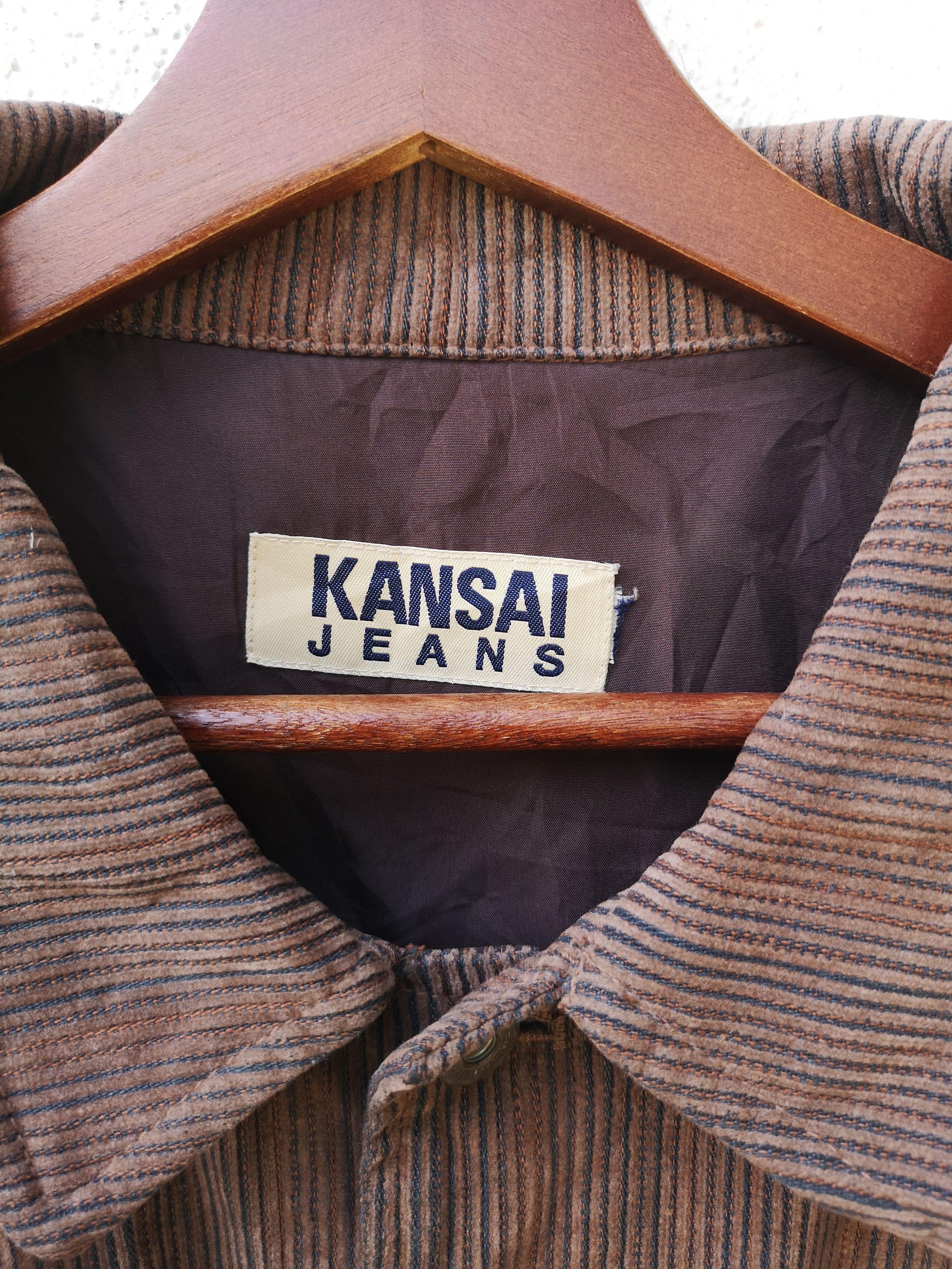Japanese Brand Japanese Brand Kansai Yamamoto Jeans Corduroy Parkas Jacket Size US XL / EU 56 / 4 - 3 Thumbnail