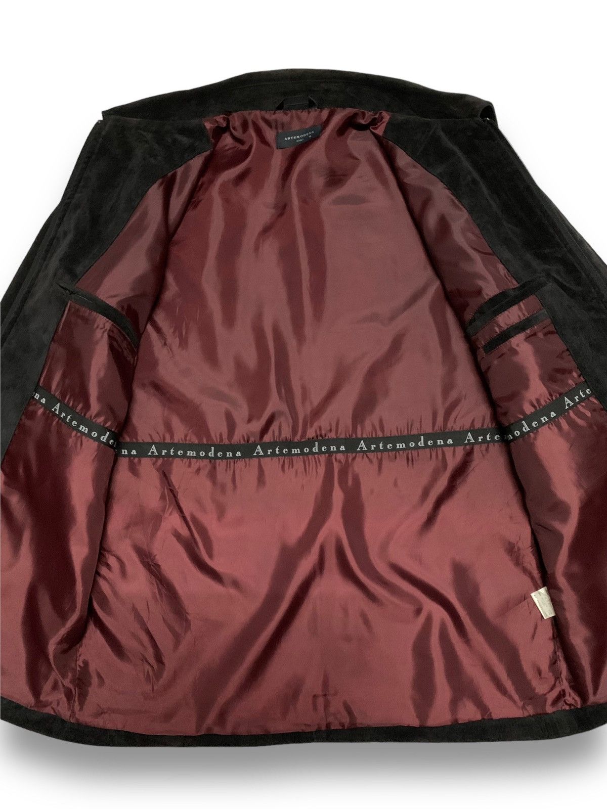 Japanese Brand Vintage Japanese Brand Artemodena Faux Suede Chore Jacket Size US L / EU 52-54 / 3 - 3 Thumbnail