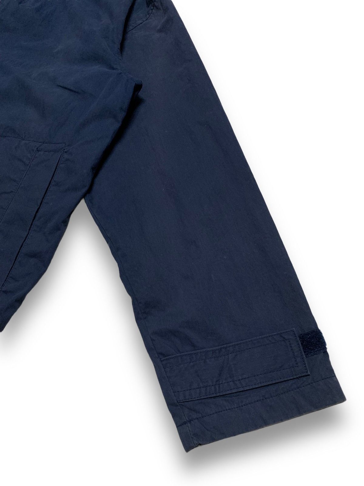 Japanese Brand Vintage Narcissus Navy Canvas Snap Button Hooded Jacket Size US M / EU 48-50 / 2 - 13 Thumbnail