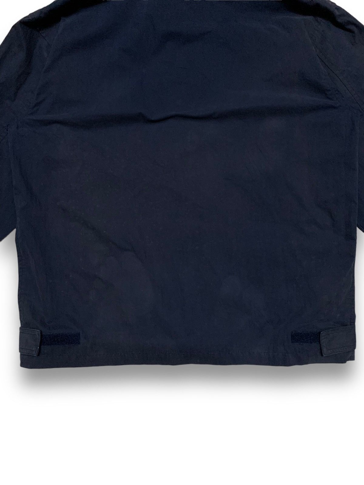 Japanese Brand Vintage Narcissus Navy Canvas Snap Button Hooded Jacket Size US M / EU 48-50 / 2 - 15 Thumbnail