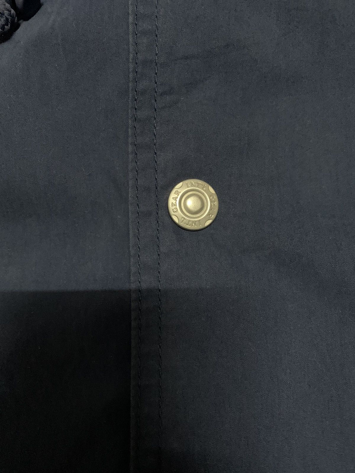Japanese Brand Vintage Narcissus Navy Canvas Snap Button Hooded Jacket Size US M / EU 48-50 / 2 - 8 Thumbnail
