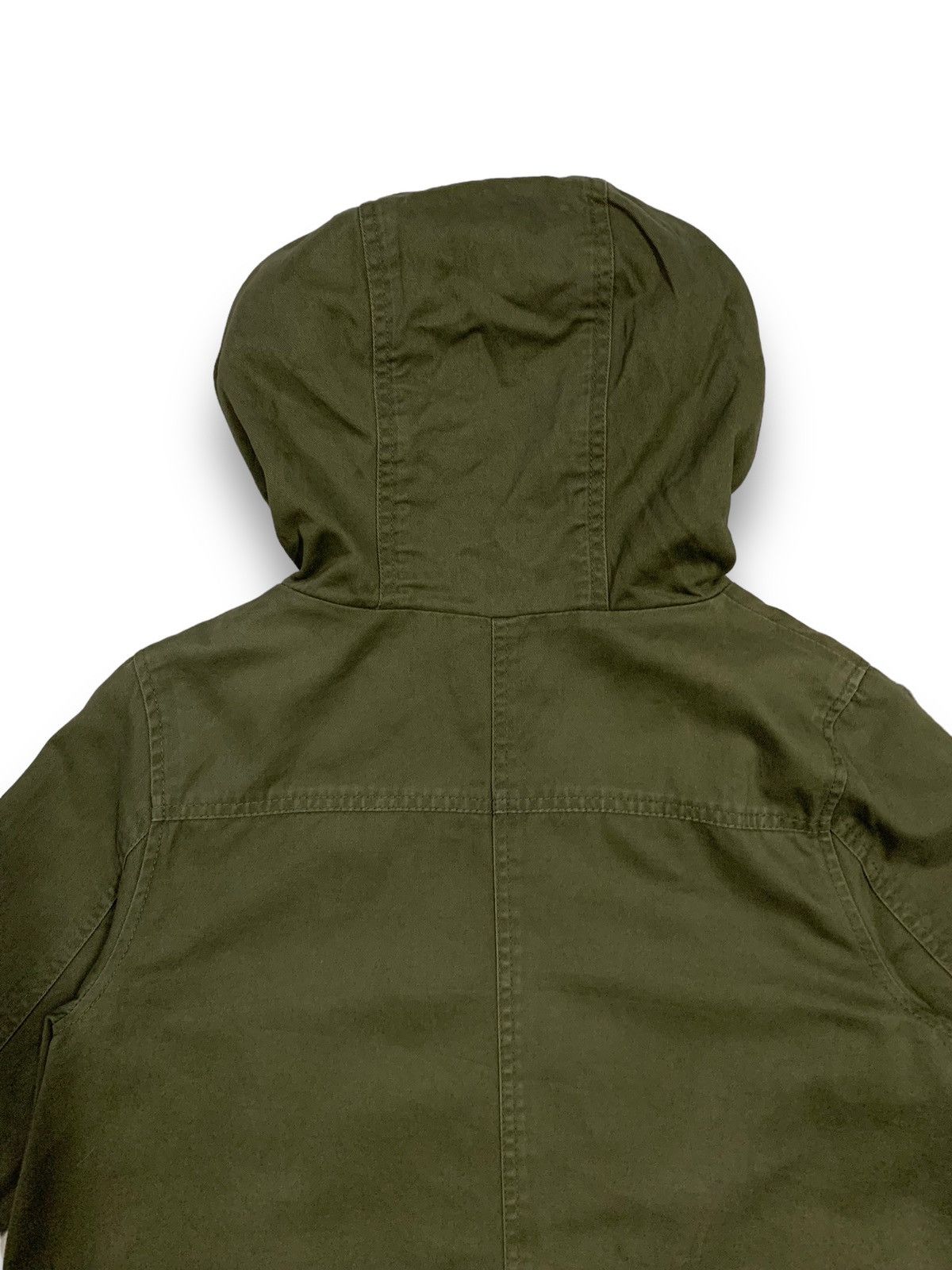 Japanese Brand Japanese Brand Archives Flare Hem Military Hooded Jacket Size M / US 6-8 / IT 42-44 - 14 Thumbnail