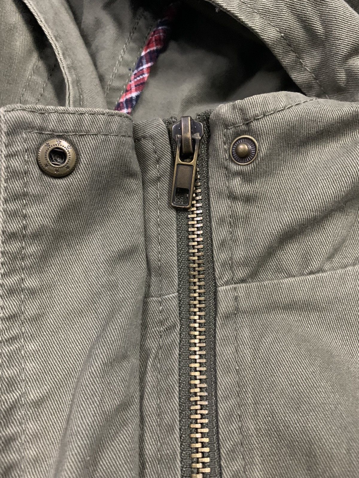 Japanese Brand Japanese Brand Archives Flare Hem Military Hooded Jacket Size M / US 6-8 / IT 42-44 - 7 Thumbnail