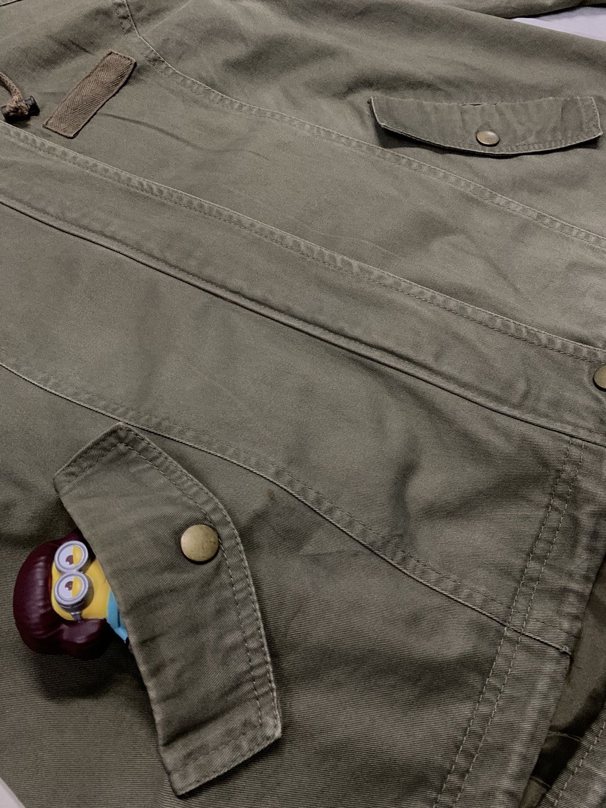 Japanese Brand Japanese Brand Archives Flare Hem Military Hooded Jacket Size M / US 6-8 / IT 42-44 - 9 Thumbnail