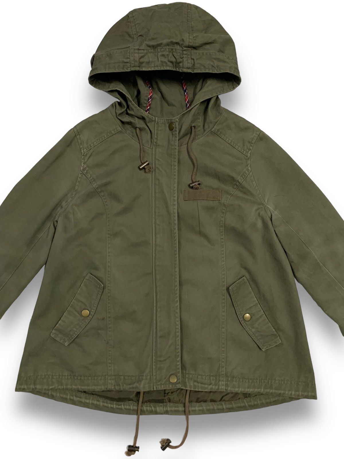 Japanese Brand Japanese Brand Archives Flare Hem Military Hooded Jacket Size M / US 6-8 / IT 42-44 - 3 Thumbnail