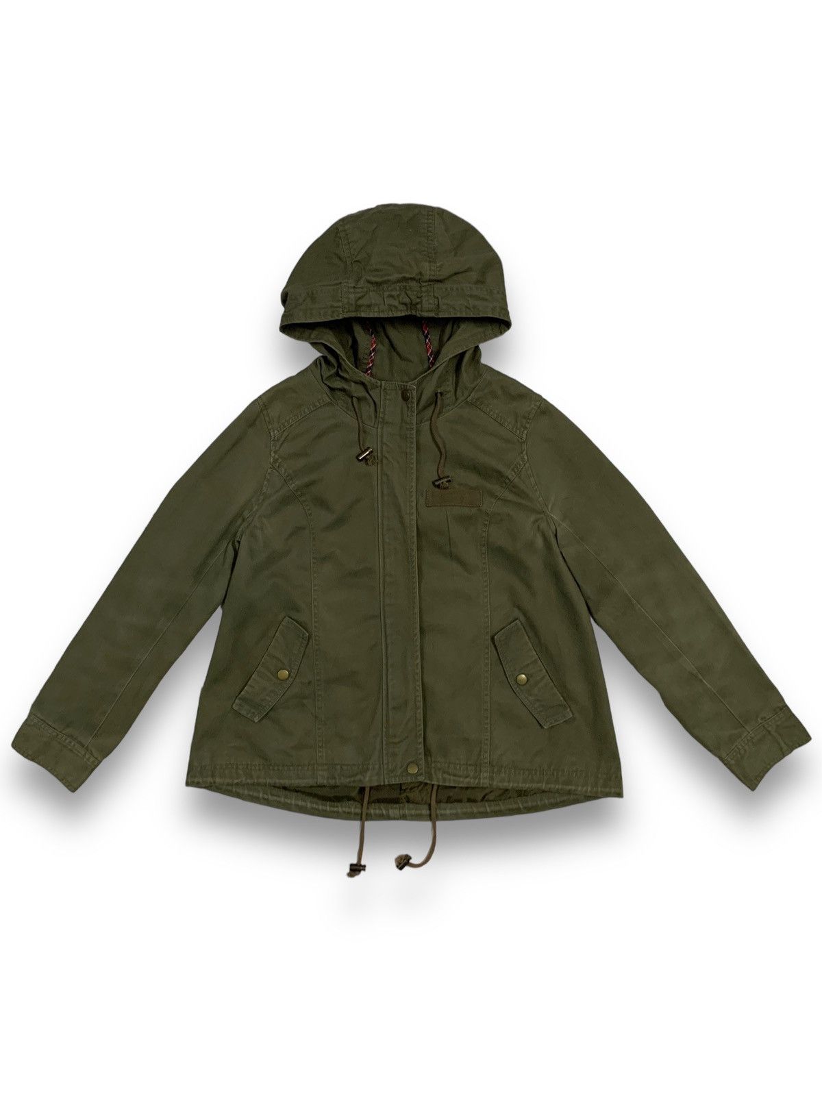 Japanese Brand Japanese Brand Archives Flare Hem Military Hooded Jacket Size M / US 6-8 / IT 42-44 - 1 Thumbnail