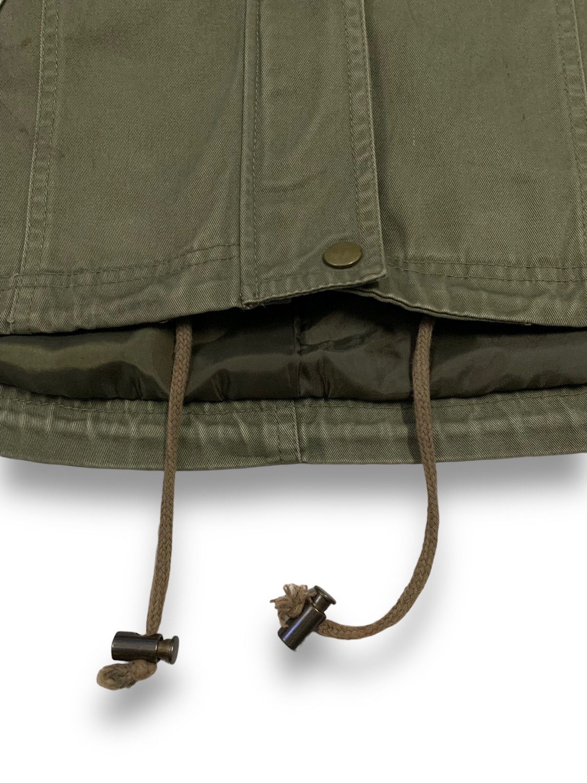 Japanese Brand Japanese Brand Archives Flare Hem Military Hooded Jacket Size M / US 6-8 / IT 42-44 - 10 Thumbnail