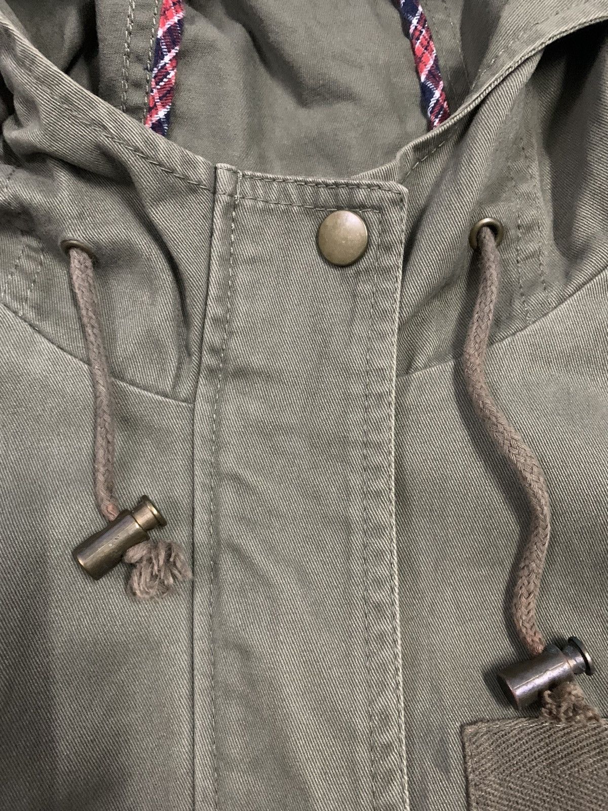 Japanese Brand Japanese Brand Archives Flare Hem Military Hooded Jacket Size M / US 6-8 / IT 42-44 - 6 Thumbnail