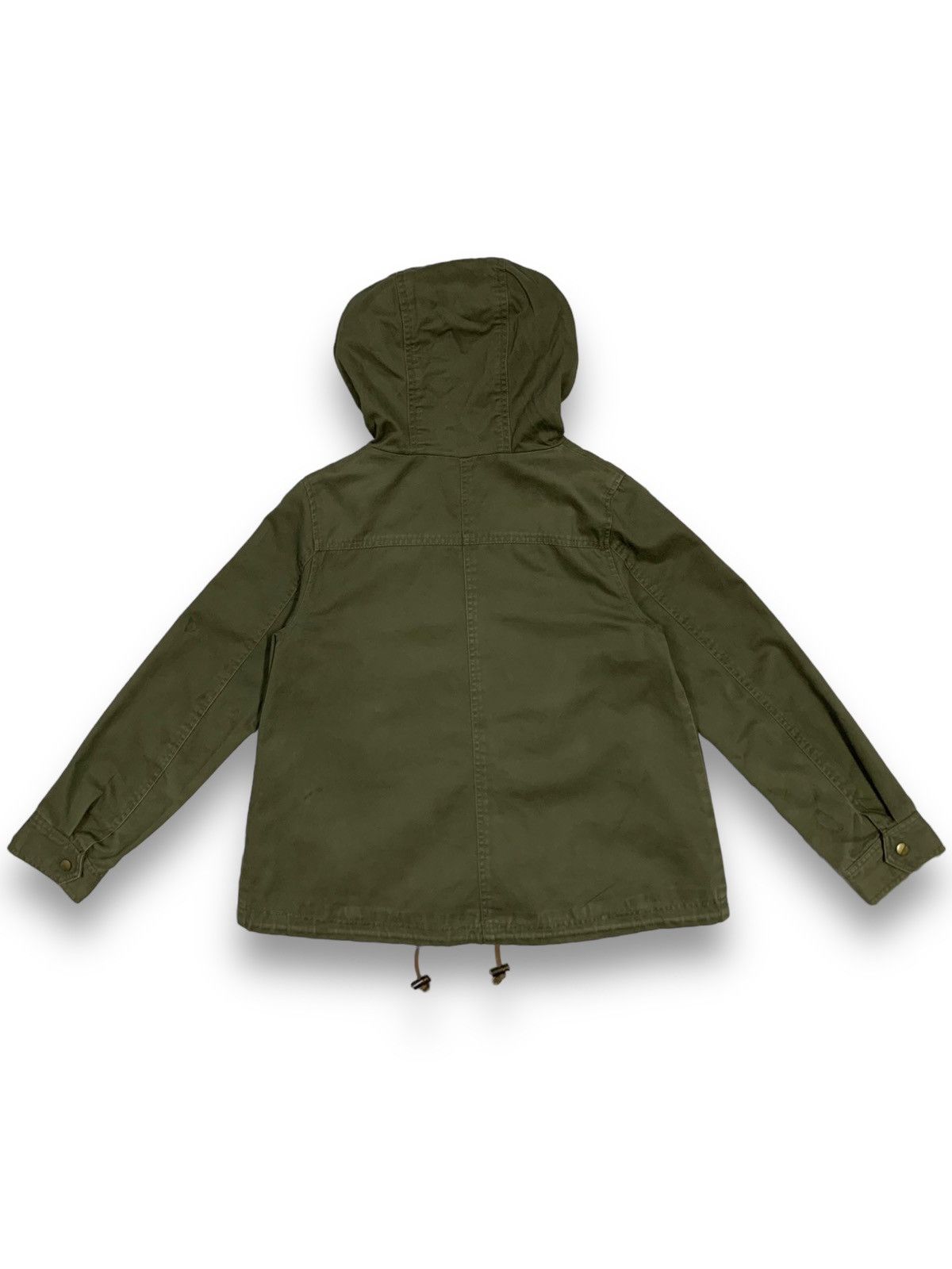 Japanese Brand Japanese Brand Archives Flare Hem Military Hooded Jacket Size M / US 6-8 / IT 42-44 - 2 Thumbnail