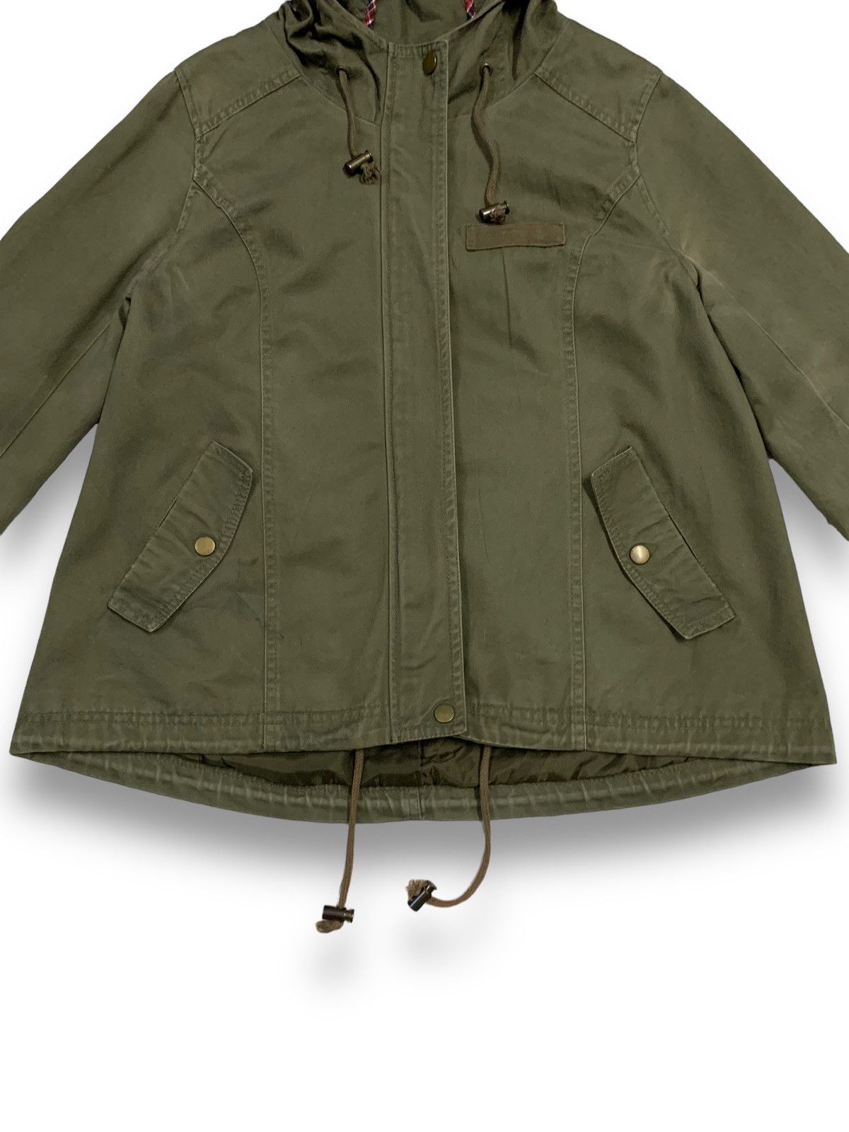 Japanese Brand Japanese Brand Archives Flare Hem Military Hooded Jacket Size M / US 6-8 / IT 42-44 - 8 Thumbnail