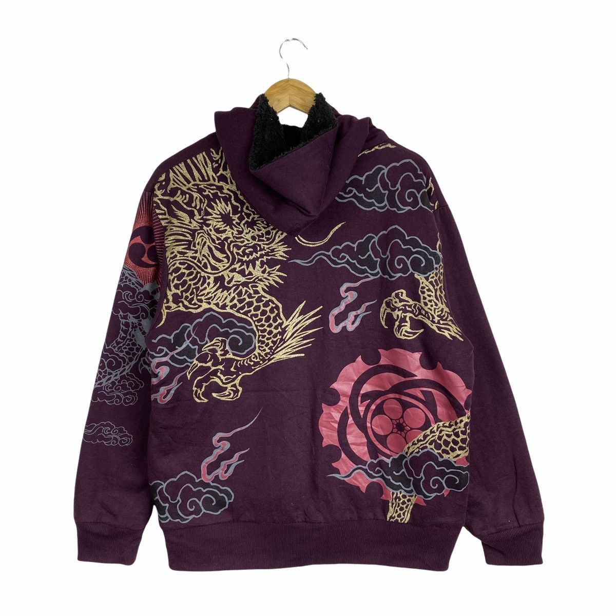 Japanese Brand × Vintage VINTAGE BULLET NOISE SUKAJAN DRAGON HOODIE SWEATER Size US L / EU 52-54 / 3 - 2 Thumbnail