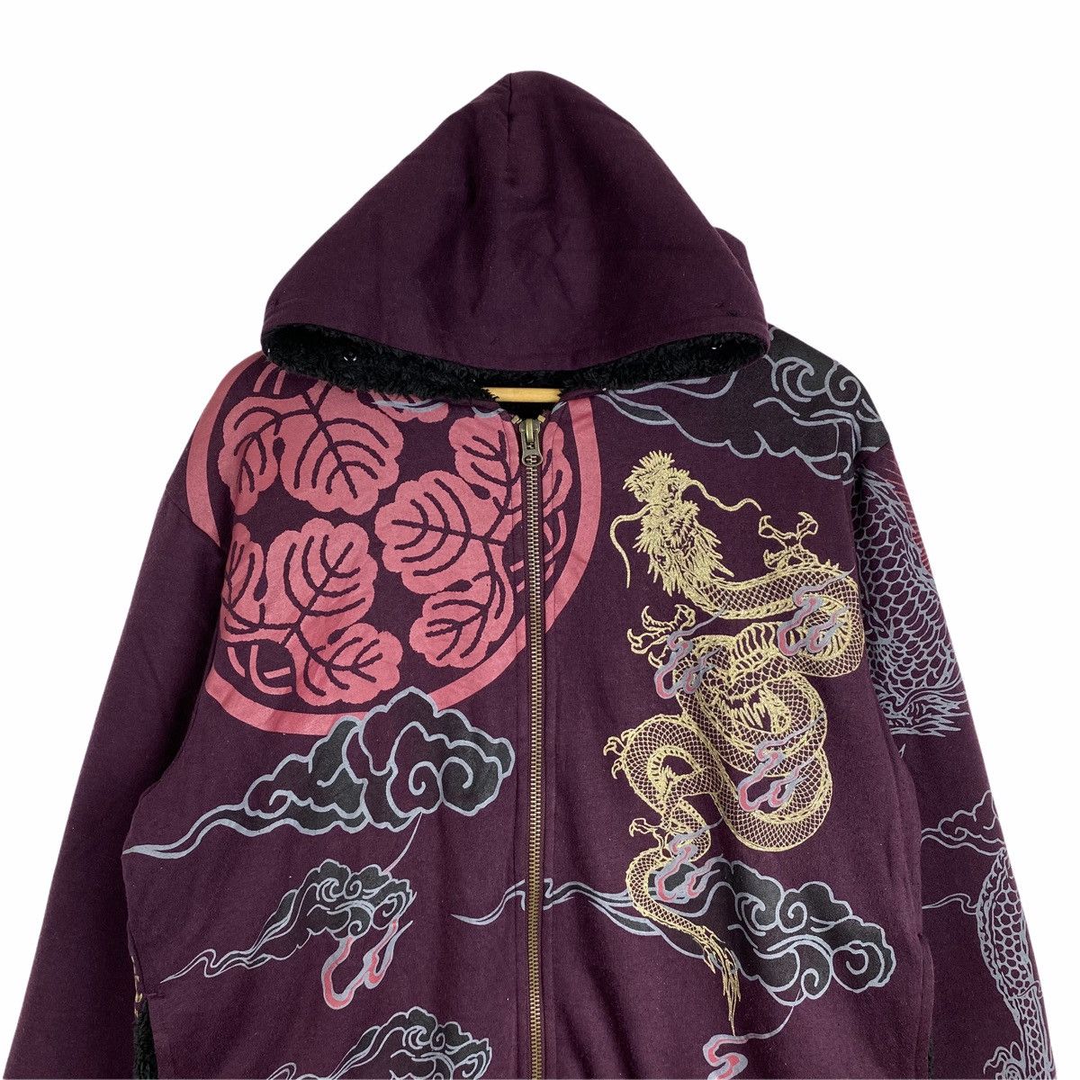 Japanese Brand × Vintage VINTAGE BULLET NOISE SUKAJAN DRAGON HOODIE SWEATER Size US L / EU 52-54 / 3 - 5 Thumbnail