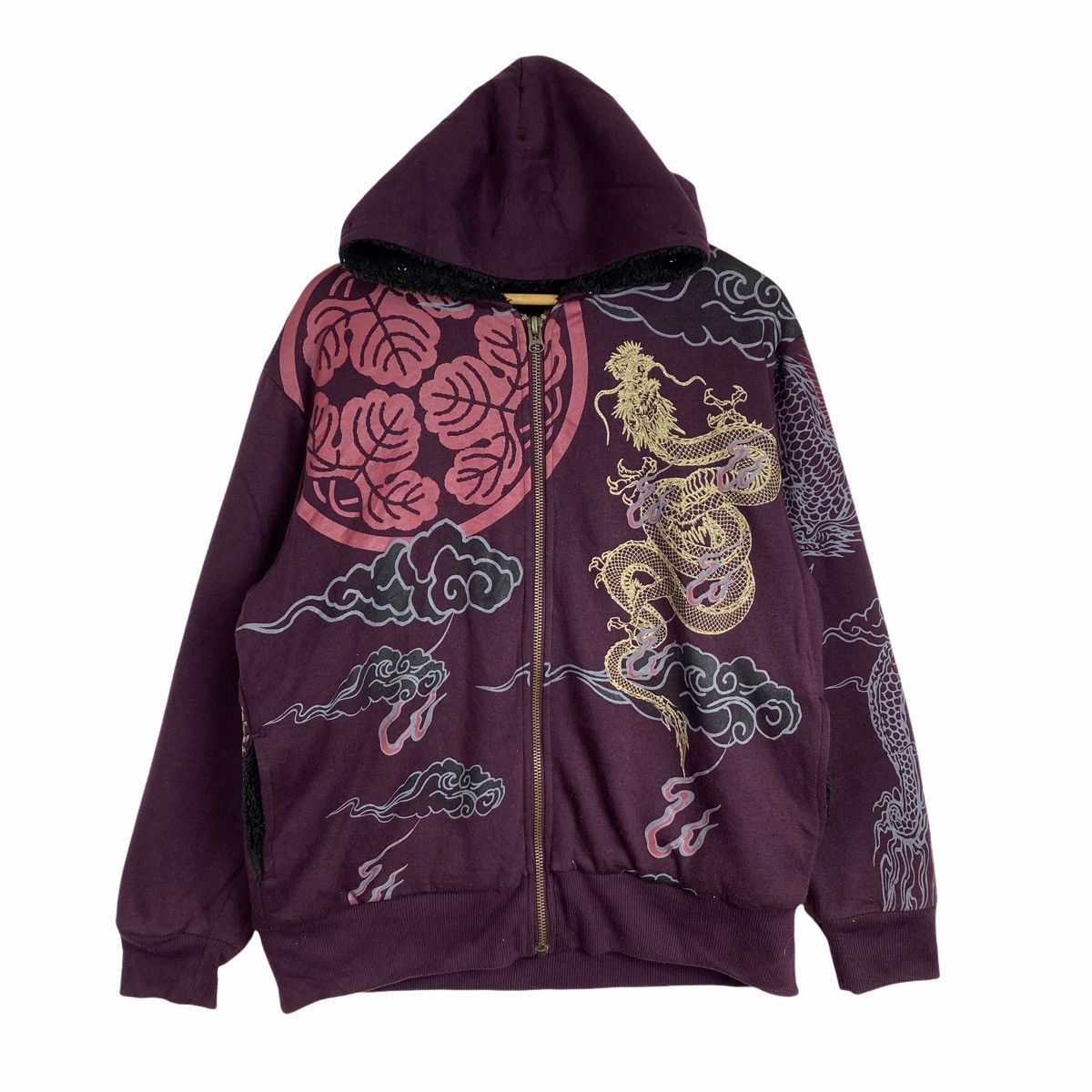 Japanese Brand × Vintage VINTAGE BULLET NOISE SUKAJAN DRAGON HOODIE SWEATER Size US L / EU 52-54 / 3 - 1 Thumbnail