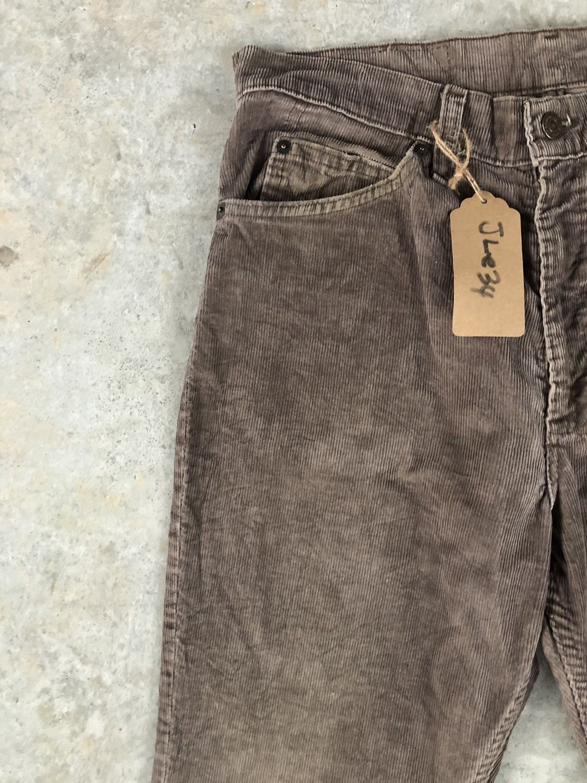 If Six Was Nine Vintage 80’s Levi’s Corduroy Flared Jeans 517 Size US 31 - 5 Thumbnail