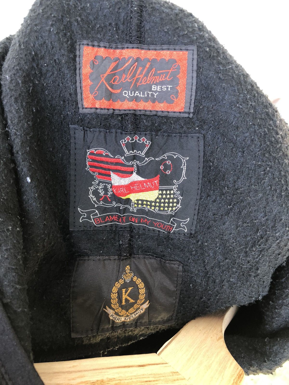 Japanese Brand Karl Helmut Fleece Jacket Size US L / EU 52-54 / 3 - 4 Thumbnail
