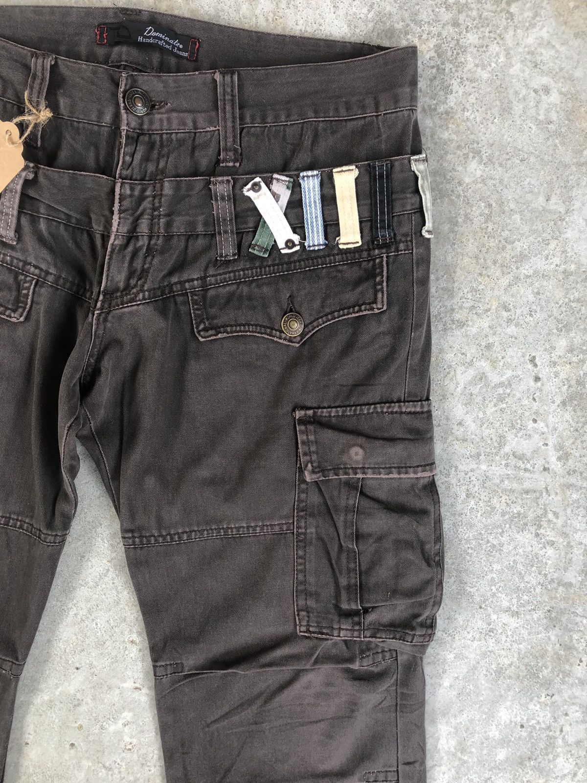 Seditionaries Dominate Handcrafted Double Waist Cargo Pants Multipocket Size US 33 - 5 Thumbnail
