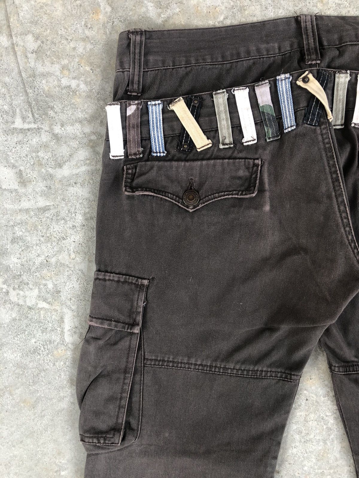 Seditionaries Dominate Handcrafted Double Waist Cargo Pants Multipocket Size US 33 - 9 Thumbnail