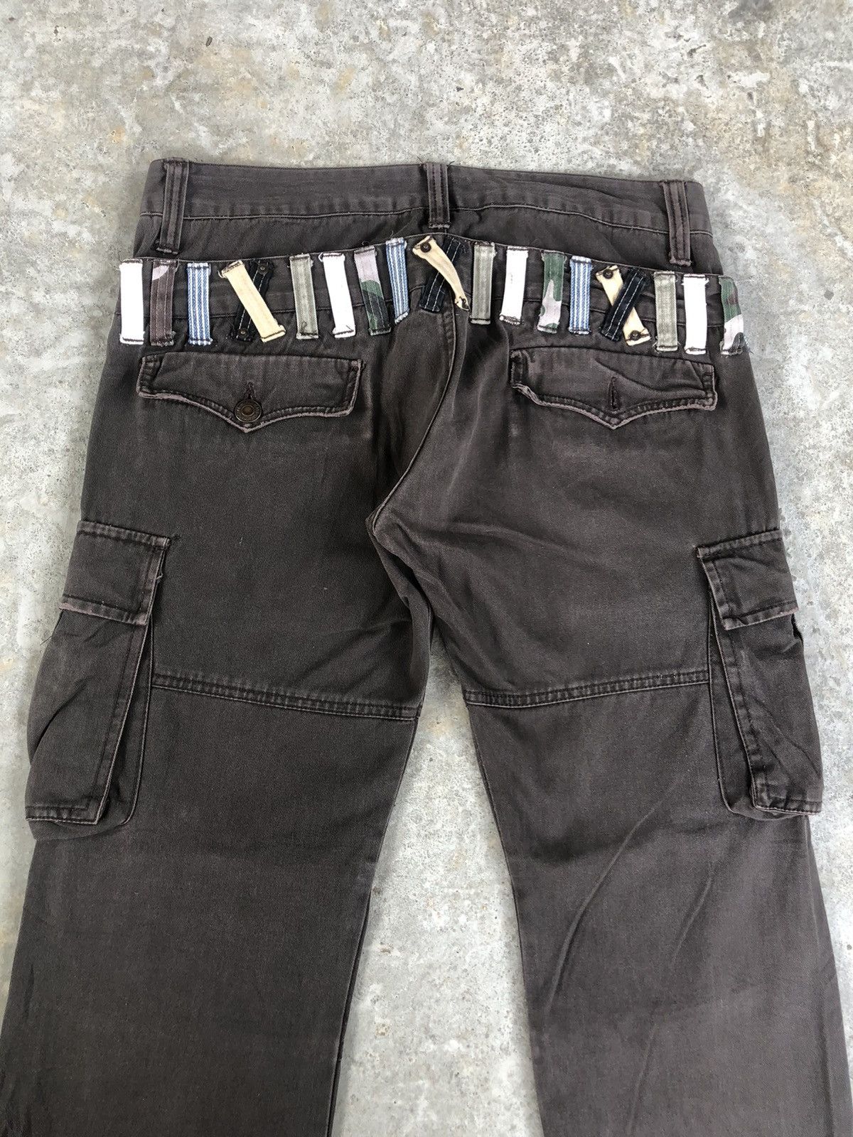 Seditionaries Dominate Handcrafted Double Waist Cargo Pants Multipocket Size US 33 - 8 Thumbnail