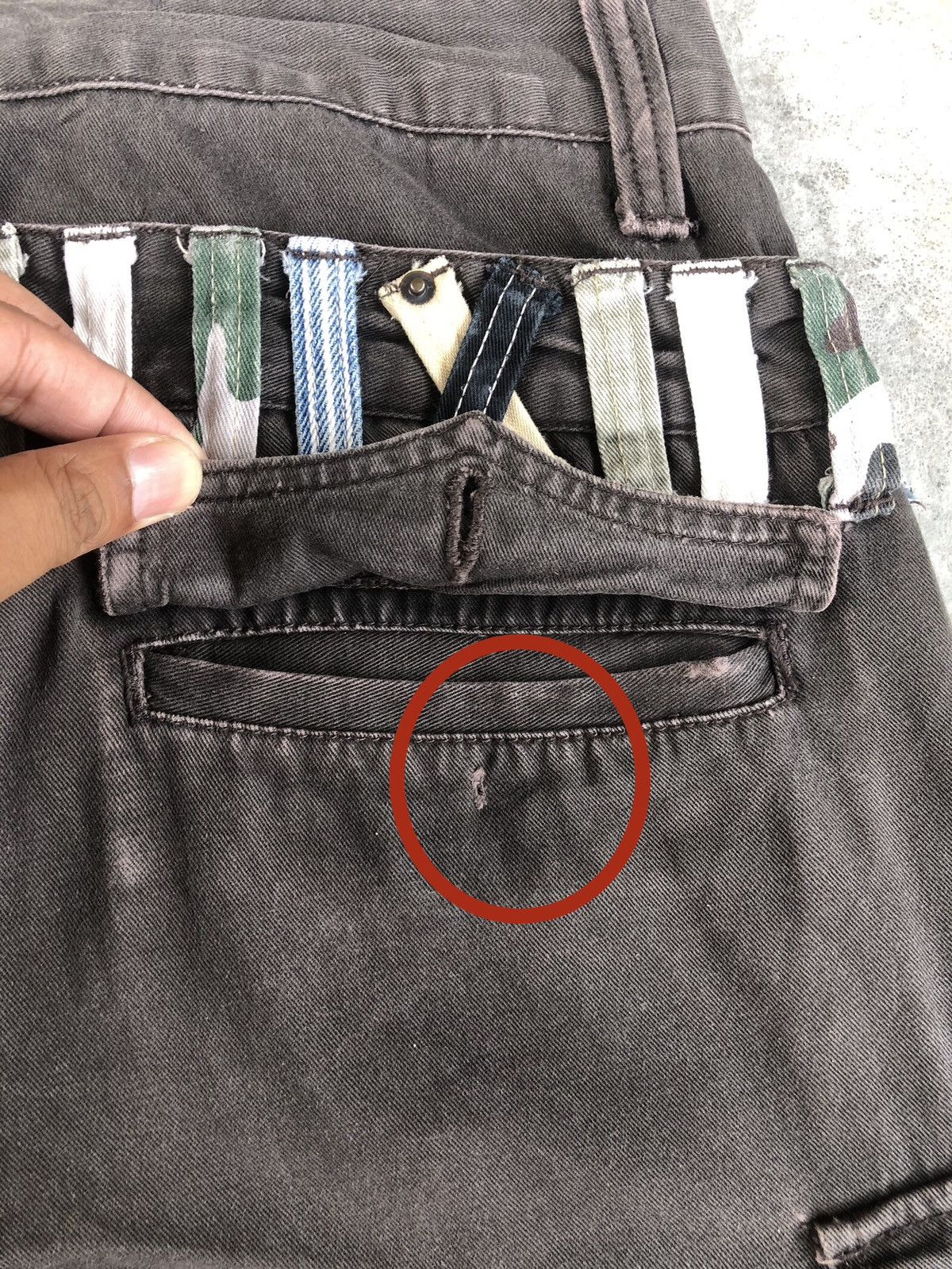 Seditionaries Dominate Handcrafted Double Waist Cargo Pants Multipocket Size US 33 - 13 Thumbnail