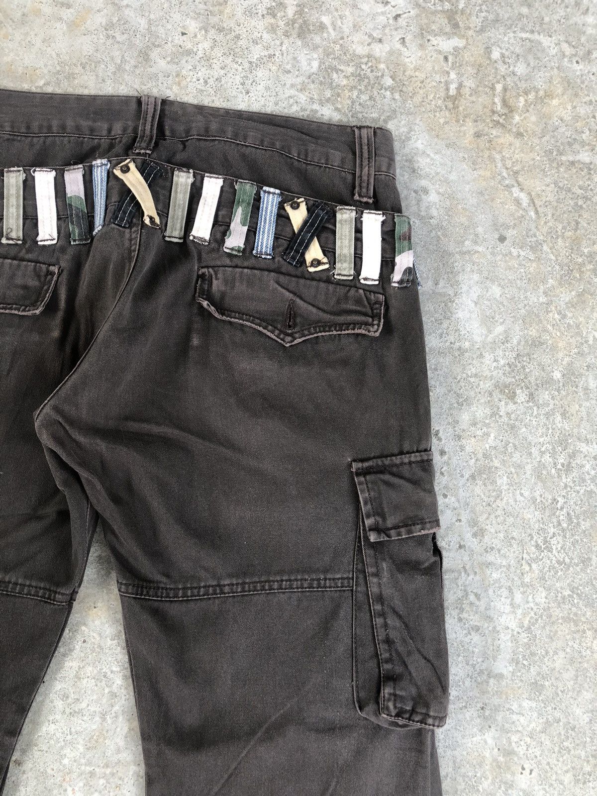 Seditionaries Dominate Handcrafted Double Waist Cargo Pants Multipocket Size US 33 - 10 Thumbnail