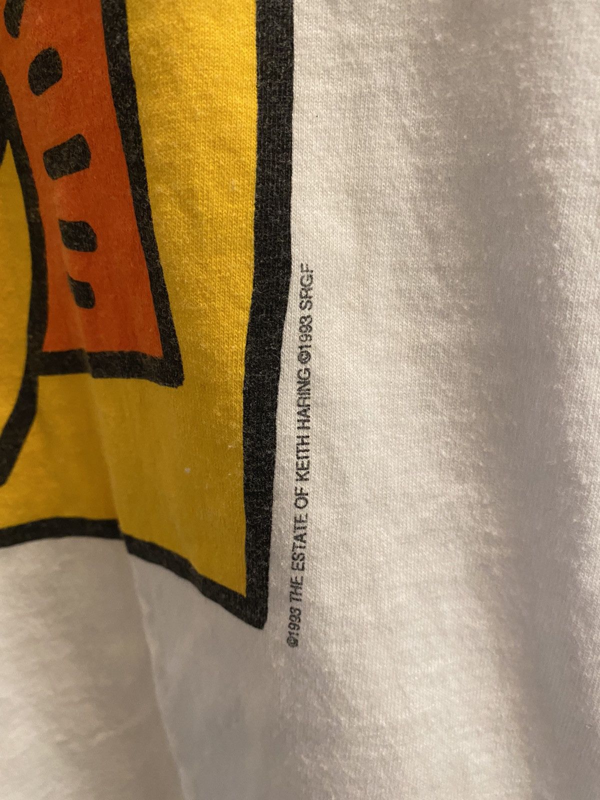 Keith Haring × Vintage Vintage Keith Haring Shirt 1993 Guggenheim Museum Shirt Size US XL / EU 56 / 4 - 2 Thumbnail