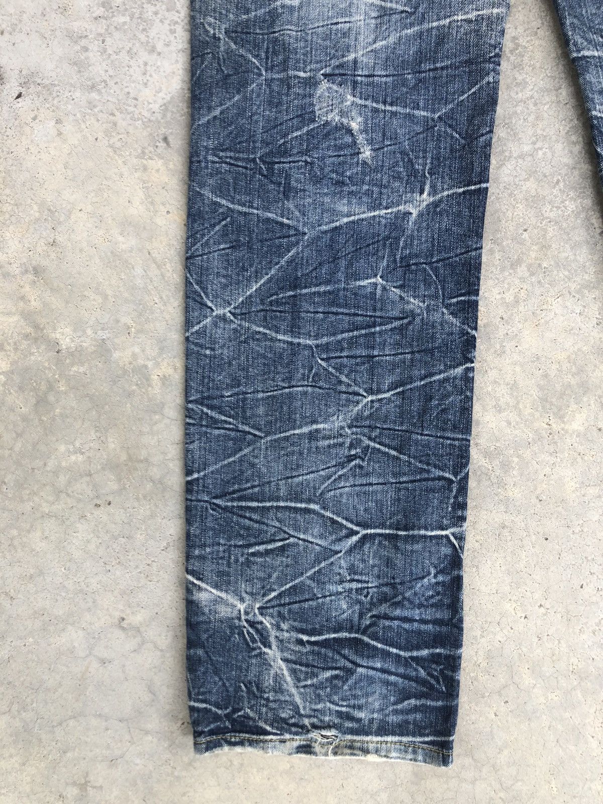 Hysteric Glamour Japanese Skulls Double Waist Distressed Jeans Size US 34 / EU 50 - 13 Thumbnail