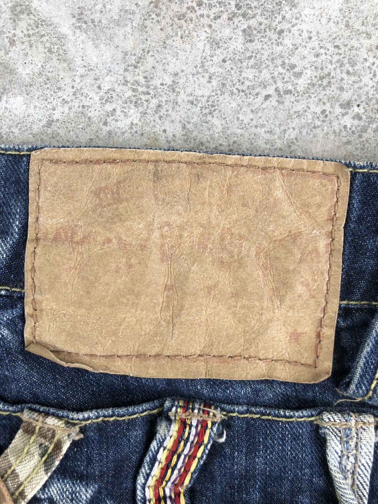 Hysteric Glamour Japanese Skulls Double Waist Distressed Jeans Size US 34 / EU 50 - 16 Thumbnail