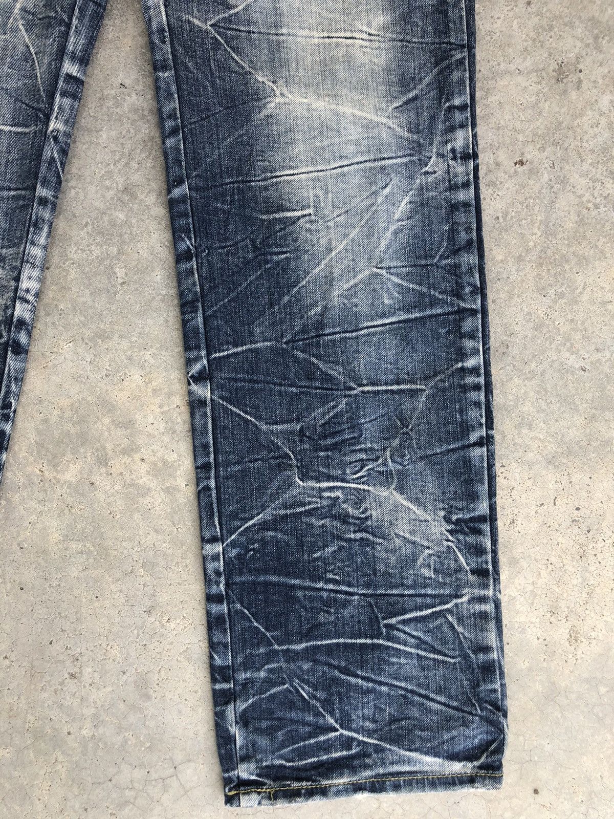 Hysteric Glamour Japanese Skulls Double Waist Distressed Jeans Size US 34 / EU 50 - 9 Thumbnail