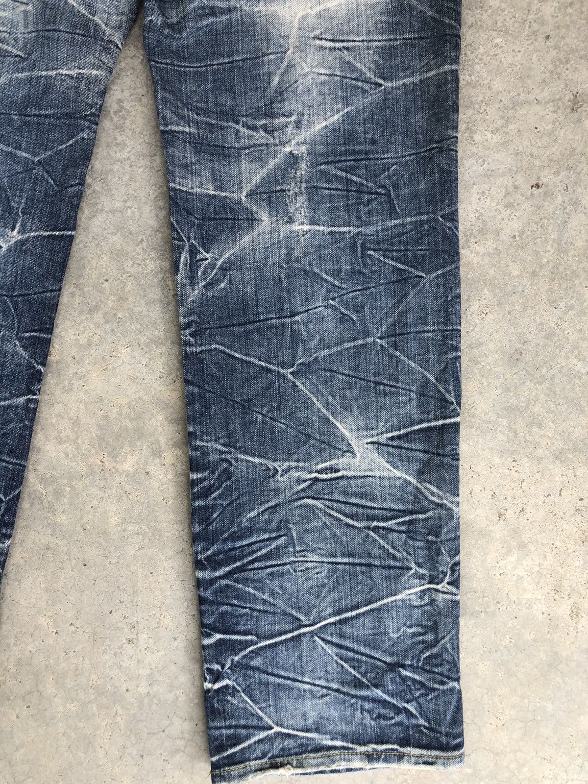 Hysteric Glamour Japanese Skulls Double Waist Distressed Jeans Size US 34 / EU 50 - 14 Thumbnail