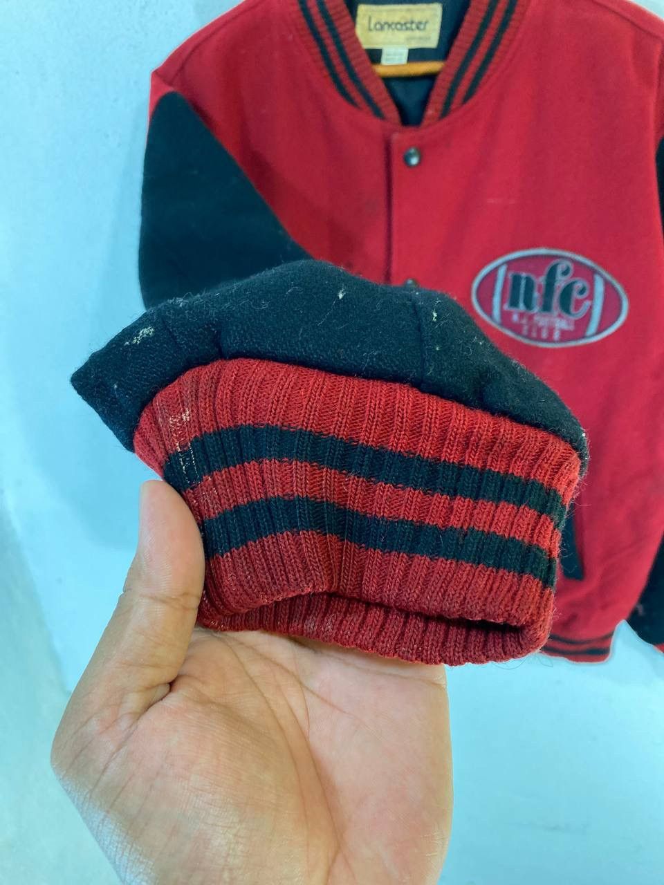 Japanese Brand Vintage Varsity Jacket Full Wool Nice Design Size US L / EU 52-54 / 3 - 6 Thumbnail