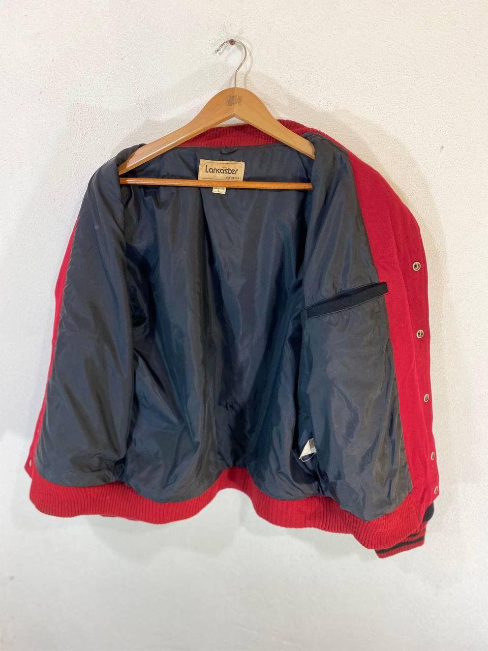 Japanese Brand Vintage Varsity Jacket Full Wool Nice Design Size US L / EU 52-54 / 3 - 3 Thumbnail
