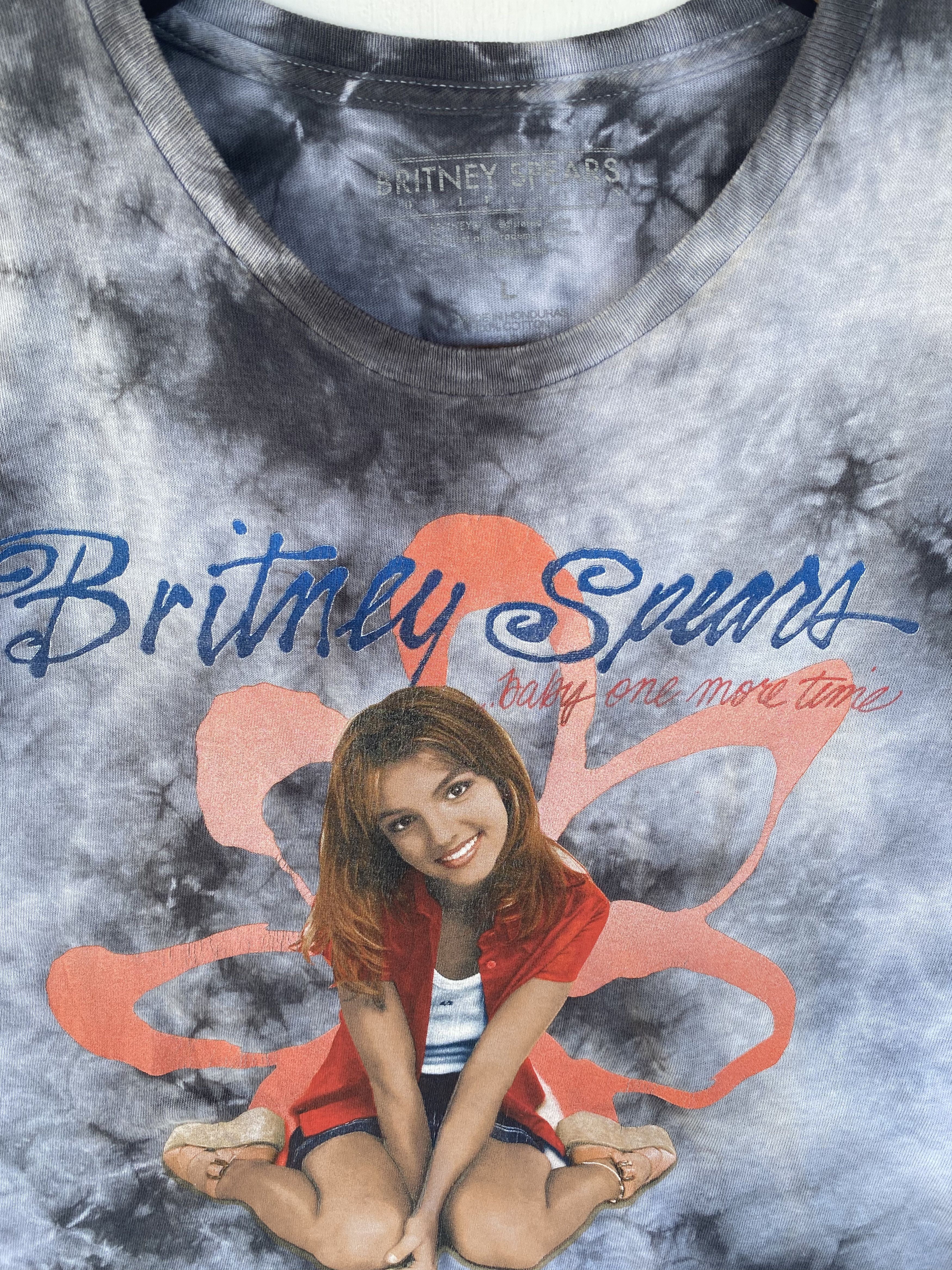 Band Tees 💥BRITNEY SPEARS baby one more time solo singer tee shirt Size US L / EU 52-54 / 3 - 4 Thumbnail