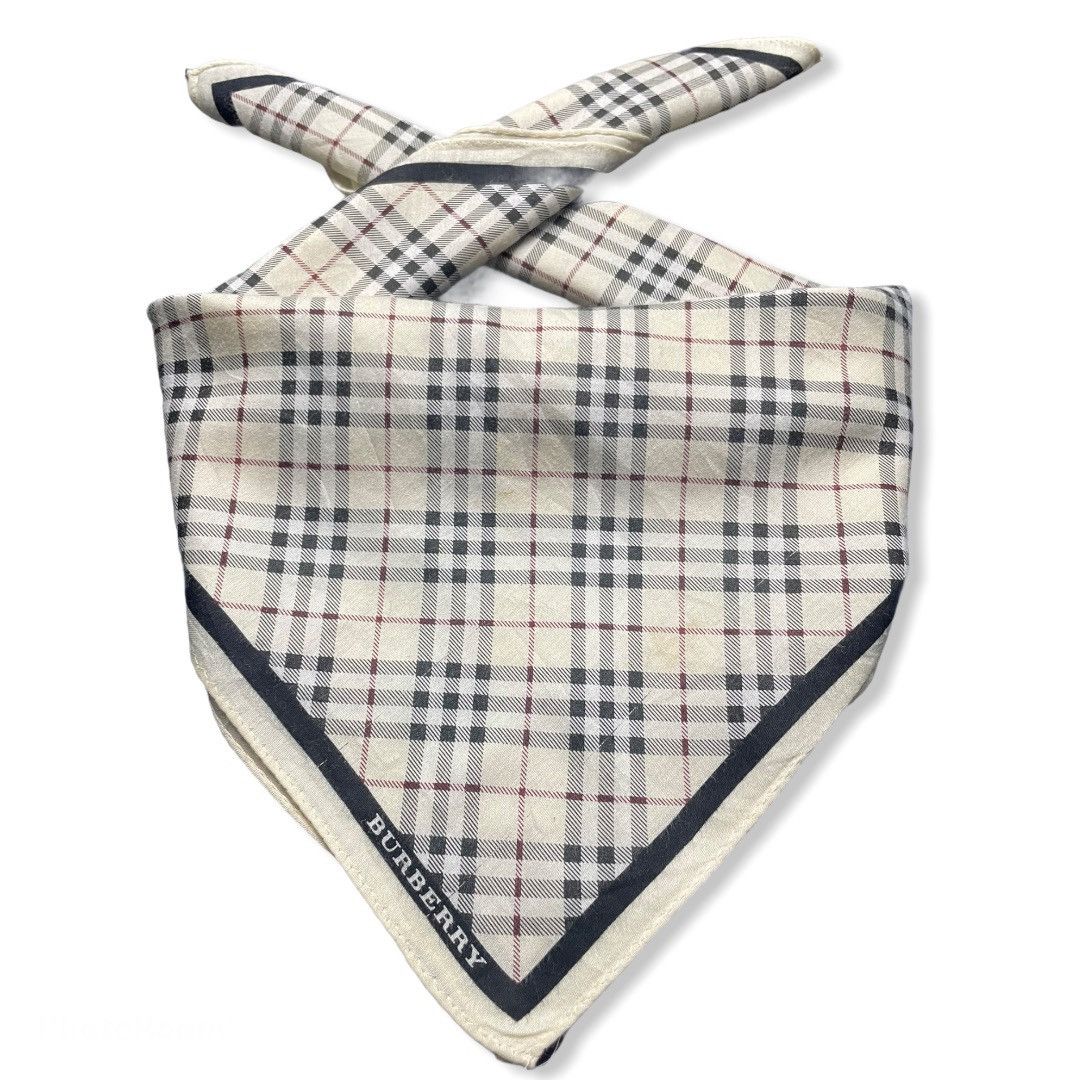 Burberry × Vintage Burberry Handkerchief / Neckerchief / Headscarf Size ONE SIZE - 1 Thumbnail