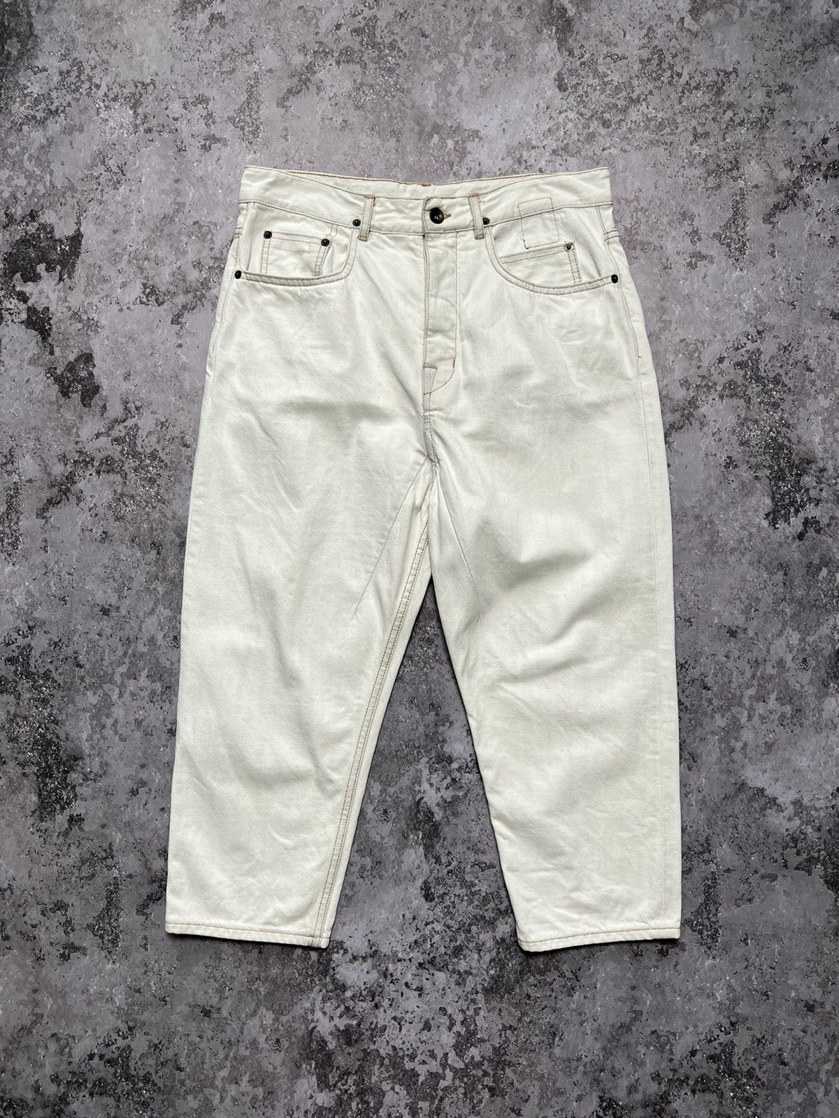 Rick Owens × Rick Owens Drkshdw Rick Owens Drkshdw Collapse Cut Jeans Size US 28 / EU 44 - 1 Thumbnail