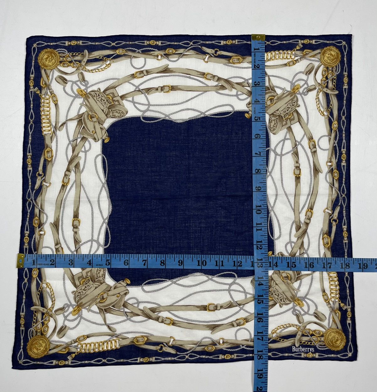 Burberry × Other × Vintage vintage burberry bandana handkerchief neckerchief HC0691 Size ONE SIZE - 3 Thumbnail