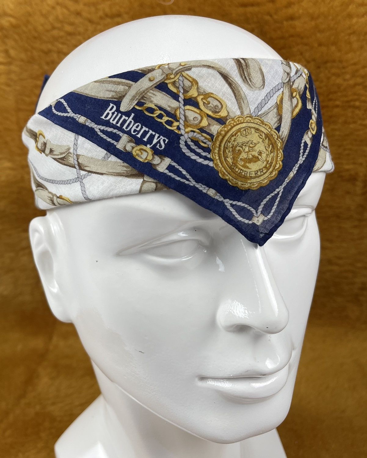 Burberry × Other × Vintage vintage burberry bandana handkerchief neckerchief HC0691 Size ONE SIZE - 1 Thumbnail